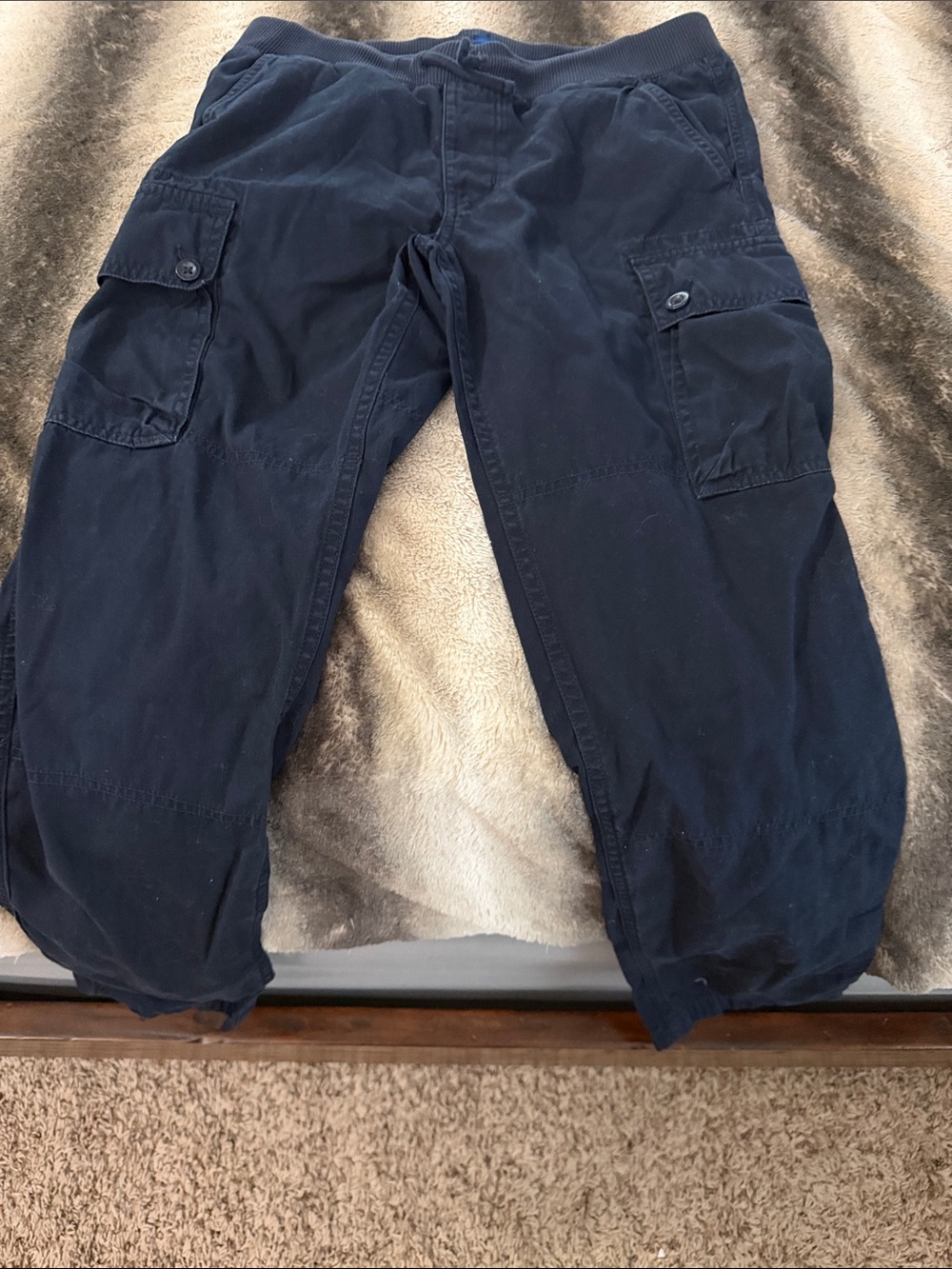 Polo by Ralph Lauren Navy Cargo Jogger Pants